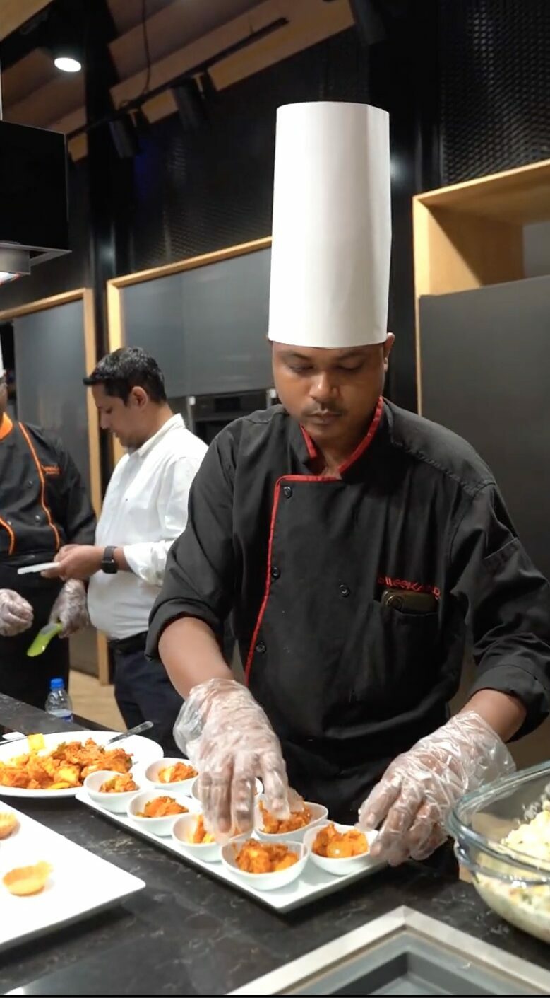 Sweekaar Hospitality catering setup