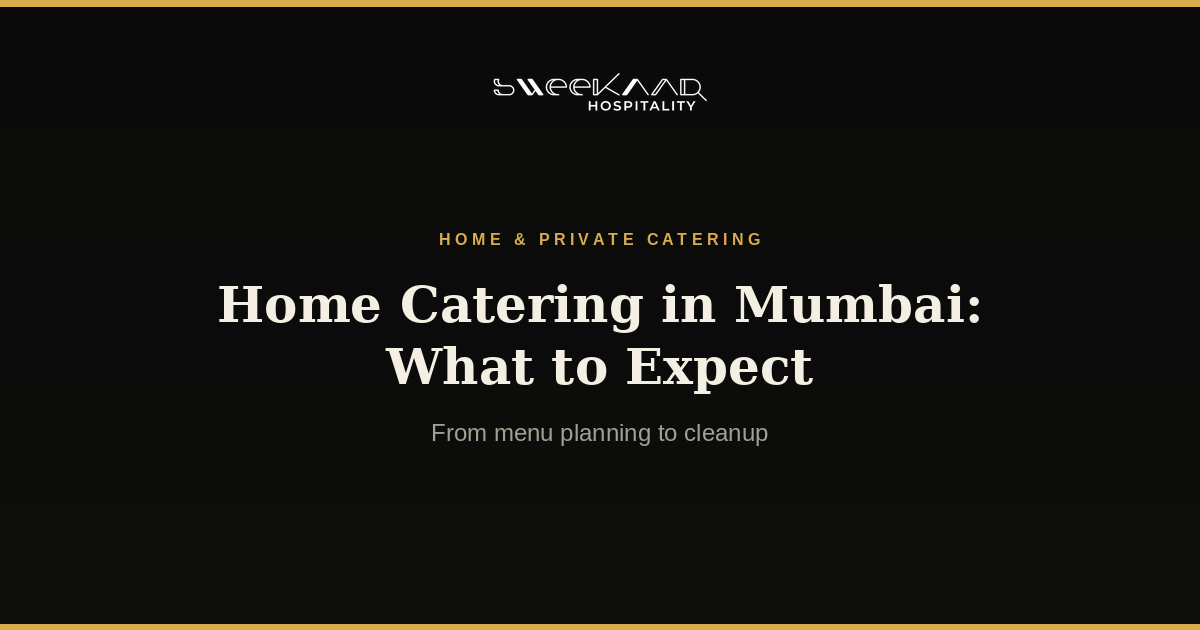 Home catering in mumbai