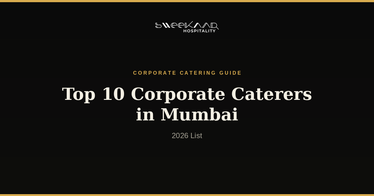 top 10 corporate caterers in mumbai